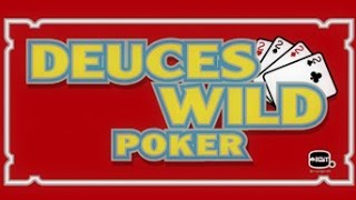 Deuces Wild Video Poker wRoyal Flush wDeuces [upl. by Miett190]