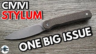 CIVIVI Stylum Folding Knife  Overview and Review [upl. by Aynik]