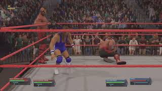 WWF2K24 August Week 1 Raw Match 6 Kaientai vs LOD 2000 [upl. by Lucie322]