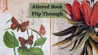 Altered Book Flip Through Ideas and Inspiration [upl. by Guilbert]