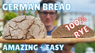 The Last German Bread Recipe You Ever Need  Dark Sourdough Rye Bread [upl. by Jamie]