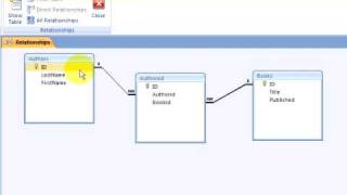 Access 2007 Tutorial 13 Many to Many Relationship [upl. by Codi37]