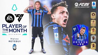 Mateo Retegui  EA Sports FC Player of the Month October 2024  Serie A 202425 [upl. by Ennazor]