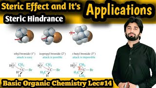 Steric Effect  Steric Hindrance  Applications of Steric Effect StericEffect StericHindrance [upl. by Alemap]