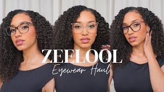 EYEWEAR HAUL  Zeelool Glasses  Affordable Frames [upl. by Shantee175]