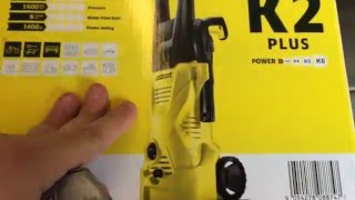 Karcher K2 Plus Unboxing [upl. by Hsirt250]