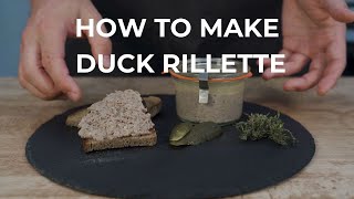 How to make duck rillette at home  Quick easy delicious [upl. by Reywas]