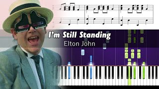 Elton John  I’m Still Standing  lyrics sped up [upl. by Sophia751]