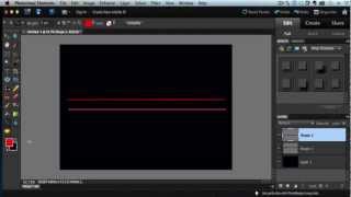 The Trick To Creating Straight Lines In Photoshop Elements [upl. by Liahkim]