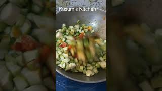 Quick and Easy Turai Recipe  How to make turai ki sabji kusumskitchen turaikisabji [upl. by Rusell]