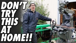 How to Move a Bridgeport Milling Machine [upl. by Tnecnivleahcim219]