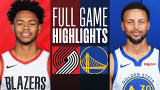 TRAIL BLAZERS at WARRIORS  FULL GAME HIGHLIGHTS  December 23 2023 [upl. by Elleron384]