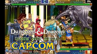 CPS2Dungeons amp Dragons Shadow over Mystara Hardest 4p No Death All [upl. by Pavlish]