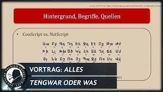 🔖 Tolkien Tag 2021  Vortrag Alles Tengwar oder was  DTG [upl. by Audwin991]