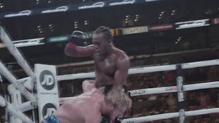 ksi knockdown vs logan paul [upl. by Limaj]