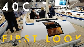 HALLBERG RASSY 40C  Boat Tour Premiere at BOOT DÜSSELDORF 2020 [upl. by Gnilrits]