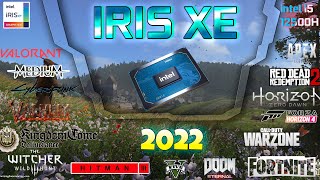 Intel Irisi Xe 12500h in 50 games  12500h  2022 [upl. by Mureil131]