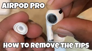 How to Safely Remove Apple AirPod Pro  Pro 2 Tips Change Take Off and Swap Sizes 2023 Update [upl. by Aytnahs200]