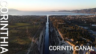 Corinth Canal Isthmus – Corinthia  Greece 4K [upl. by Lenore]