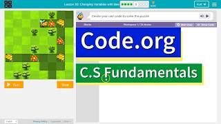 Codeorg Changing Variables with Bee Part 5 Answer Explained Course F Lesson 9  Express Lesson 20 [upl. by Hallagan]