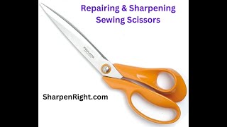 Repairing amp Sharpening Fiskars Sewing Scissors [upl. by Callery]