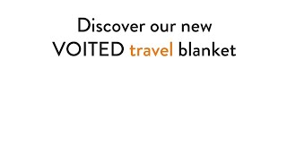 VOITED Travel Blanket Product Explainer [upl. by Enairda]