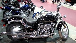 2013 Yamaha VStar 650  Walkaround  2013 Quebec City Motorcycle Show [upl. by Inahpets]