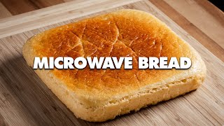 NoKnead Microwave Bread  5Minute Microwave Food Hack [upl. by Croner]