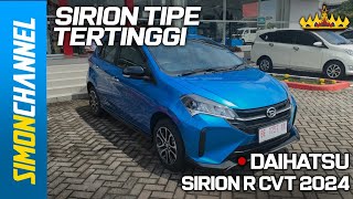 DAIHATSU SIRION R CVT M804RS 2024  REVIEW INDONESIA [upl. by Ahsaenat]