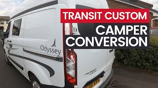 VAN TOUR Ford Transit Custom Camper Conversion [upl. by Aon870]