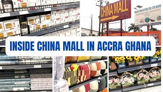 CHINA MALL IN ACCRA GHANA LETS TAKE A TOURGhana Vlogs [upl. by Eillime]