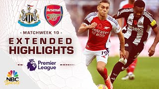 Newcastle United v Arsenal  PREMIER LEAGUE HIGHLIGHTS  1122024  NBC Sports [upl. by Carin246]