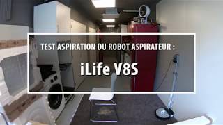 Test aspiration du Robotaspirateur iLife V8S [upl. by Lielos]