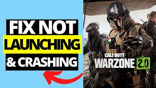 How To Fix Warzone 2 Not Launching  Crashing On Startup PC [upl. by Irbmac88]