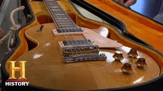 Pawn Stars Gibson Les Paul Guitar  History [upl. by Gehlbach334]