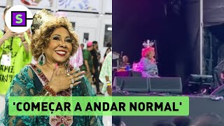 Alcione faz desabafo sobre cirurgia na coluna durante show [upl. by Redla967]