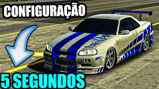 GEARBOX DO GTRR34 5 SEGUNDOS NO ONLINE  CAR PARKING [upl. by Aronel]