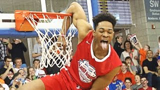 BEST Dunk Contest Of The Year CRAZY Dunks At HS Slam [upl. by Draillih]