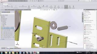 SOLIDWORKS  Slot Mates [upl. by Nedyarb]