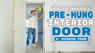 How to Install a PreHung Interior Door for the First Time Like a Pro [upl. by Suez]