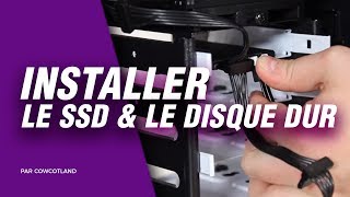 Guide Montage PC  Installer le SDD et le disque dur [upl. by Semele]