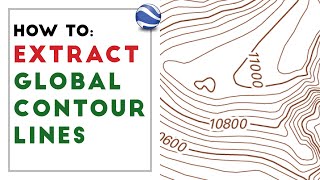 How to extract CONTOUR LINES from anywhere in the world [upl. by Eittocs]