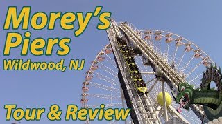 Moreys Piers Wildwood NJ  Tour amp Review  July 2019 [upl. by Aural]