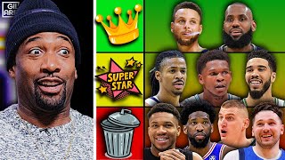 Gilbert Arenas RANKS NBA Superstars amp SETS OFF The Arena [upl. by Yrrehs]