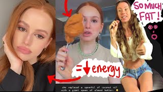 Freelee reacts to madelaine What I eat in a day no coffee amp coconut oil but😟 [upl. by Bender]