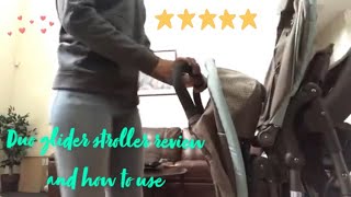 Graco duo glider stroller how to usereview [upl. by Keiryt]