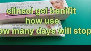 how use clinsol gel for facetelugu skinglows [upl. by Barbey550]