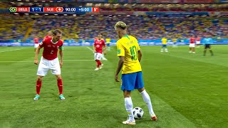 Neymar vs Switzerland World Cup 2018  HD 1080i [upl. by Asir]