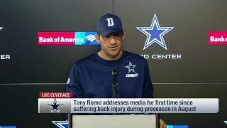 Tony Romo on Dak Prescott amp 2016 Cowboys Full Press Conference  NFL [upl. by Kenweigh]