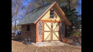 Cordwood Workshop  Building the Walls [upl. by Enyamrahs]